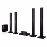 LG 1000W 5.1Ch DVD Home Theatre System, 4 Tallboys, Bluetooth