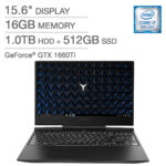 Lenovo Legion Y545 Gaming Laptop, 9th Gen Hexa-Core i7, 16GB RAM, 1TB HDD + 512GB SSD, Windows 10